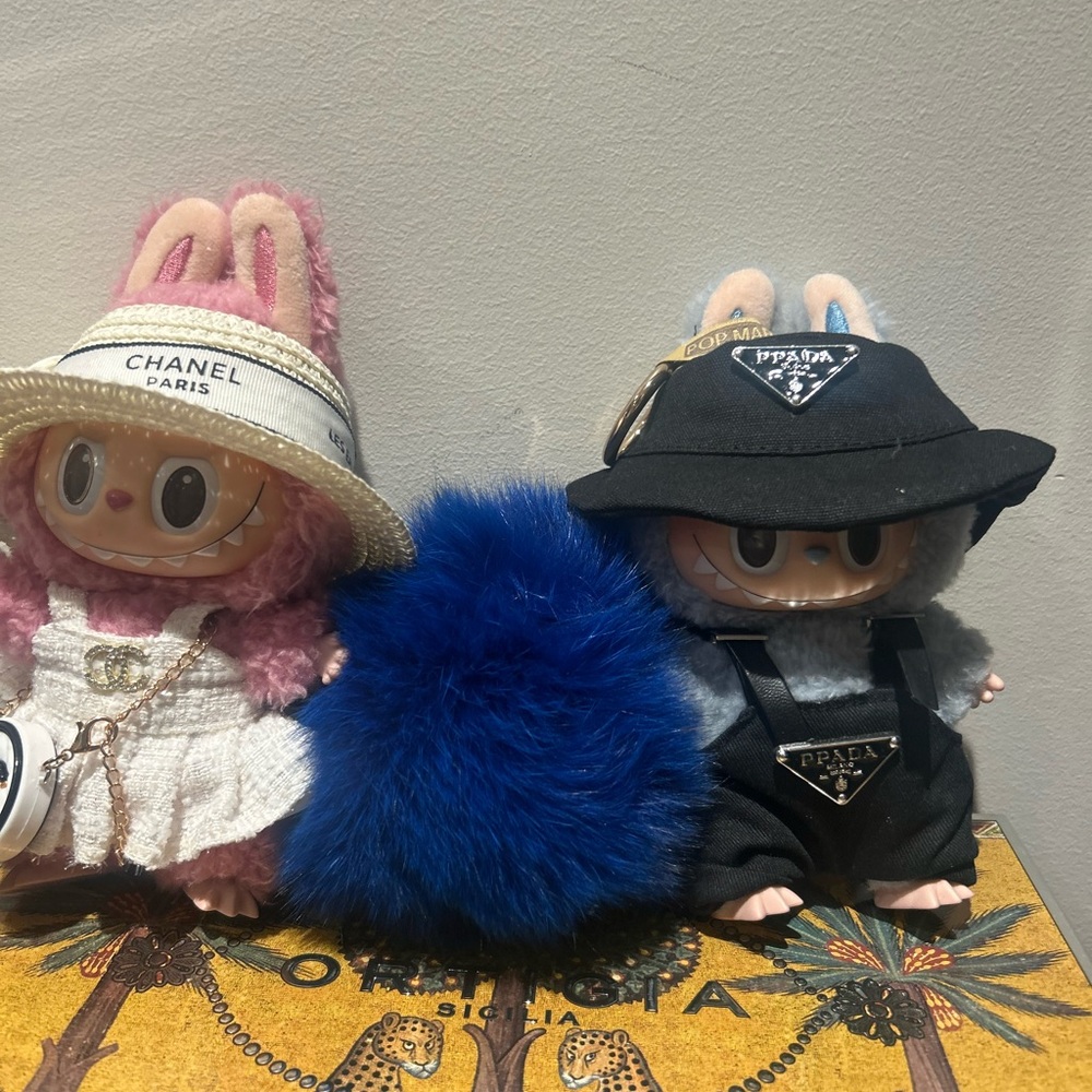 LABUBUS FOR SALE and outfits (both)